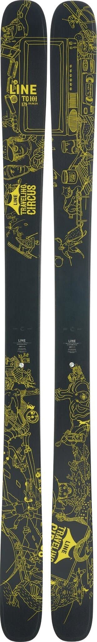 Product gallery image number 1 for product Travelling Circus 101 Skis - Men's