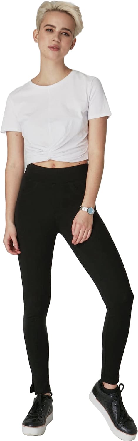 Product gallery image number 8 for product Anna Mid Rise Athleisure Skinny Leggings - Women's