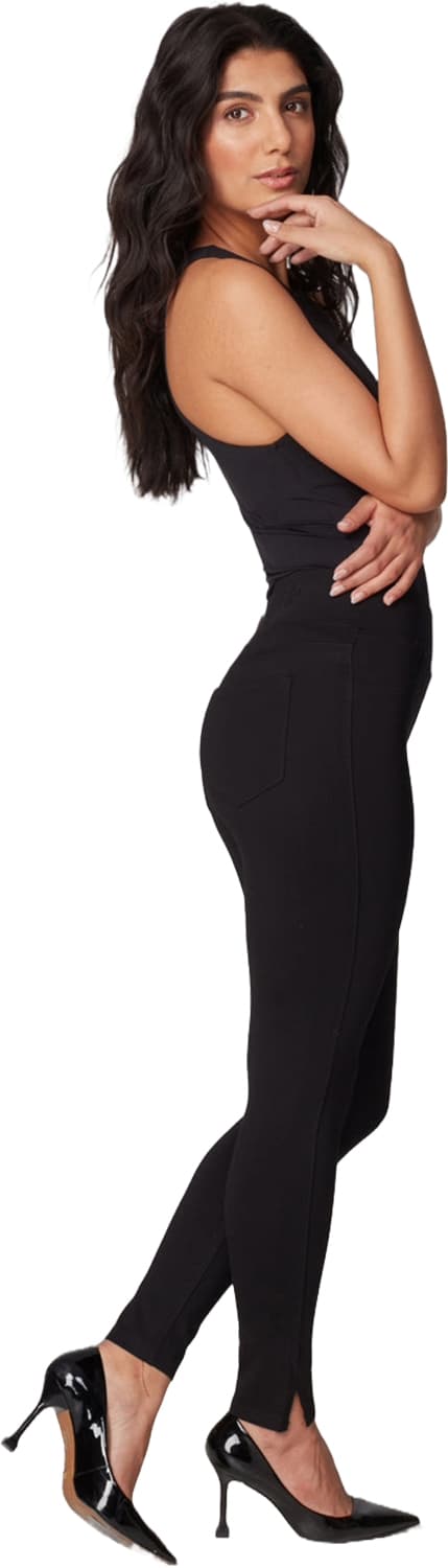 Product gallery image number 6 for product Anna Mid Rise Athleisure Skinny Leggings - Women's