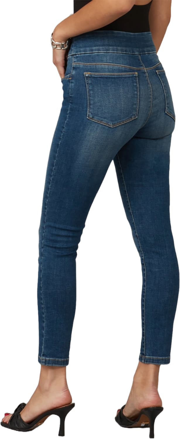 Product gallery image number 4 for product Jean moulant à enfiler à taille haute Anna - Femme