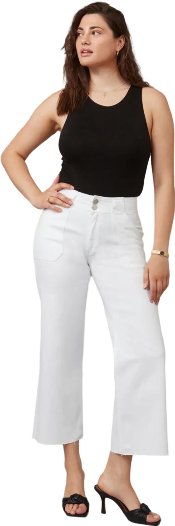 Numéro de l'image de la galerie de produits 5 pour le produit Jean à jambe large à taille haute Colette - Femme