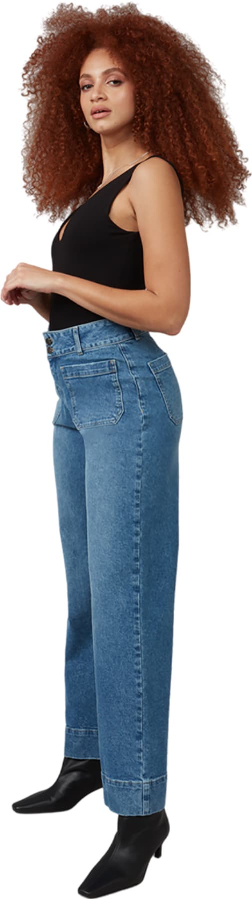 Product gallery image number 3 for product Colette High Rise Wide Leg Jeans - Women's
