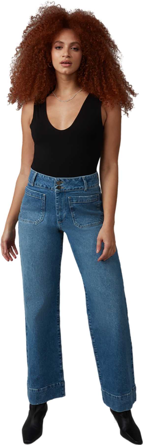 Product image for Colette High Rise Wide Leg Jeans - Women's