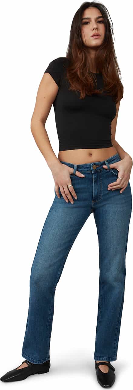 Product image for Denver High Rise Straight Leg Jeans - Women's