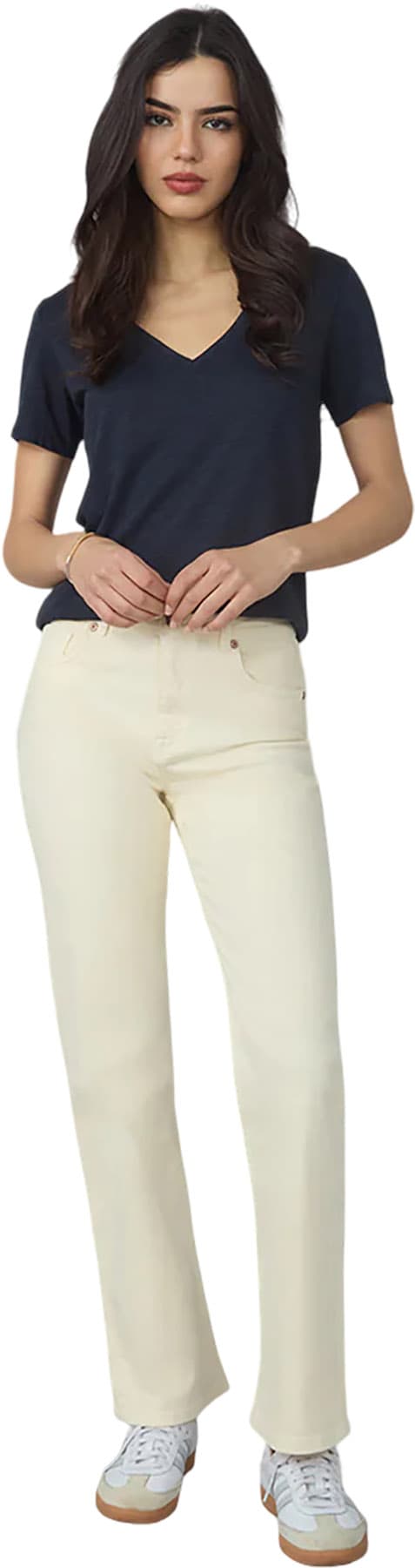 Numéro de l'image de la galerie de produits 3 pour le produit Jean taille haute à jambe droite Denver - Femme