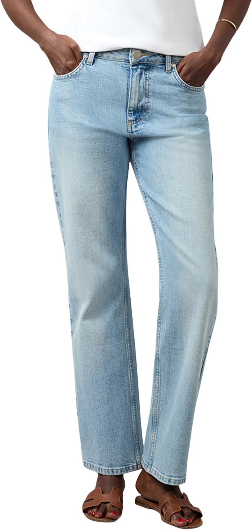 Product image for Jean taille haute à jambe droite Denver - Femme