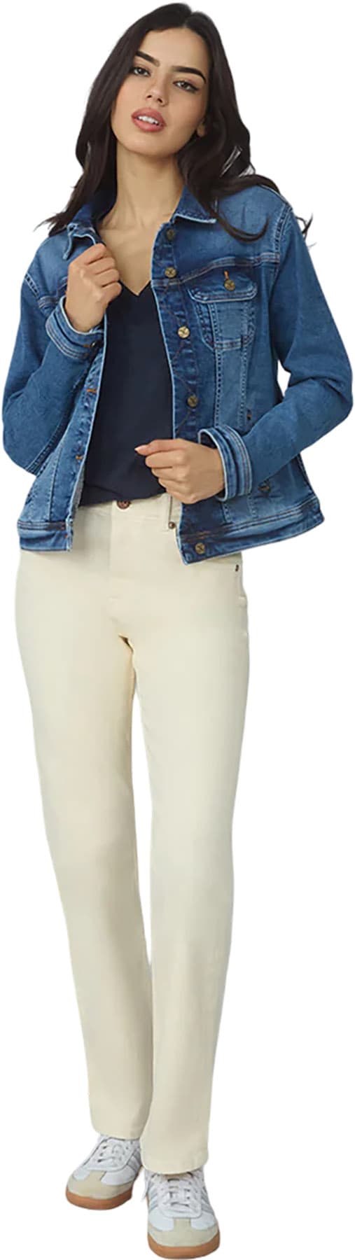 Product gallery image number 2 for product Veste en denim classique Gabriella - Femme