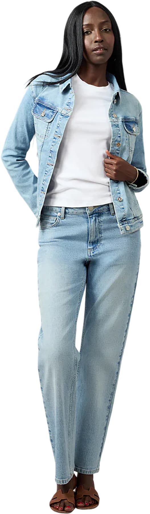 Product gallery image number 3 for product Veste en denim classique Gabriella - Femme