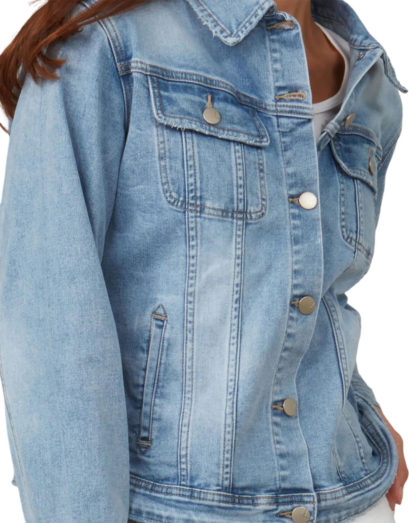 Numéro de l'image de la galerie de produits 3 pour le produit Manteau en jean classique Gabriella - Femme