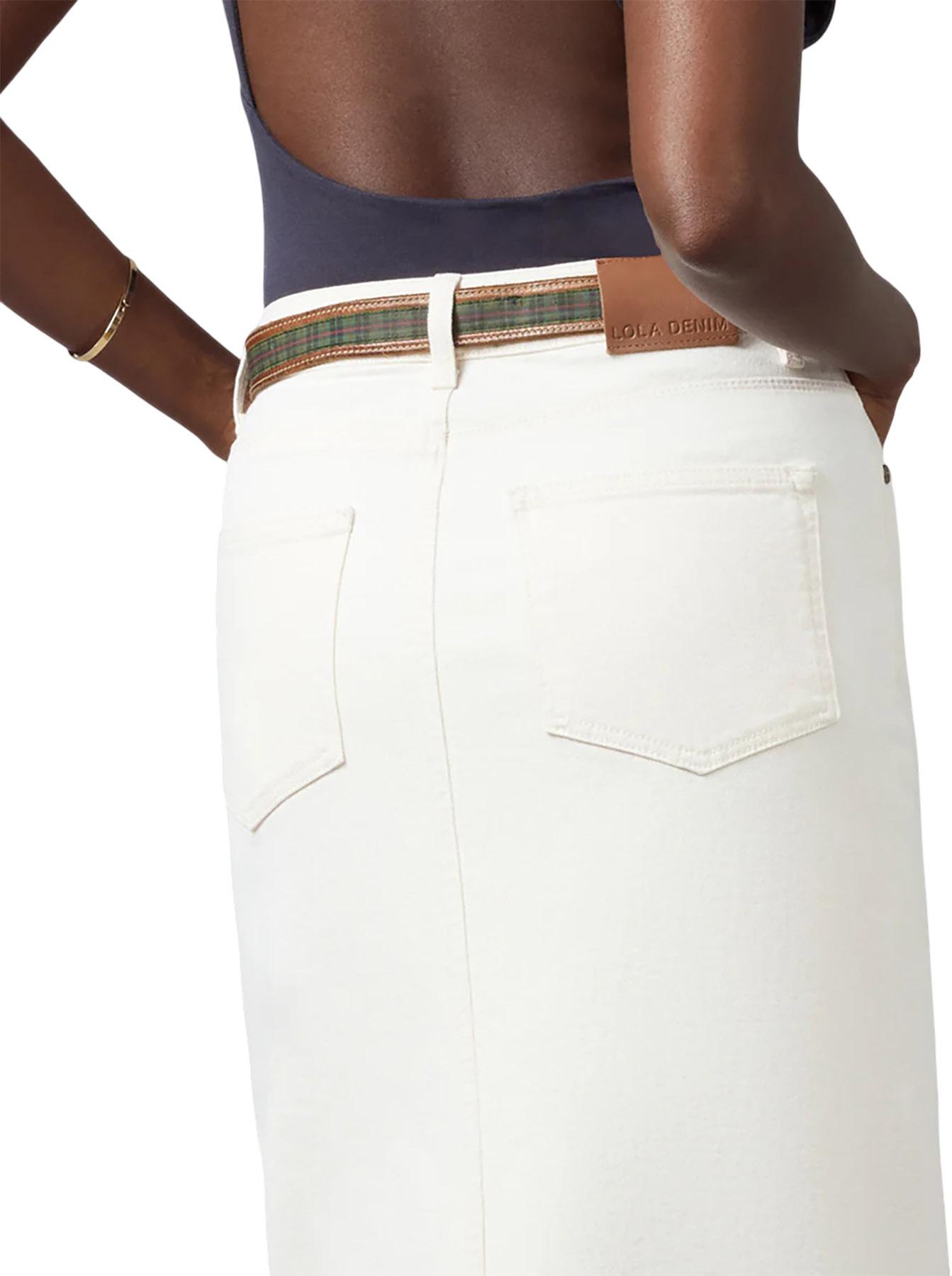 Product gallery image number 4 for product Jupe longue taille haute Halston - Femme