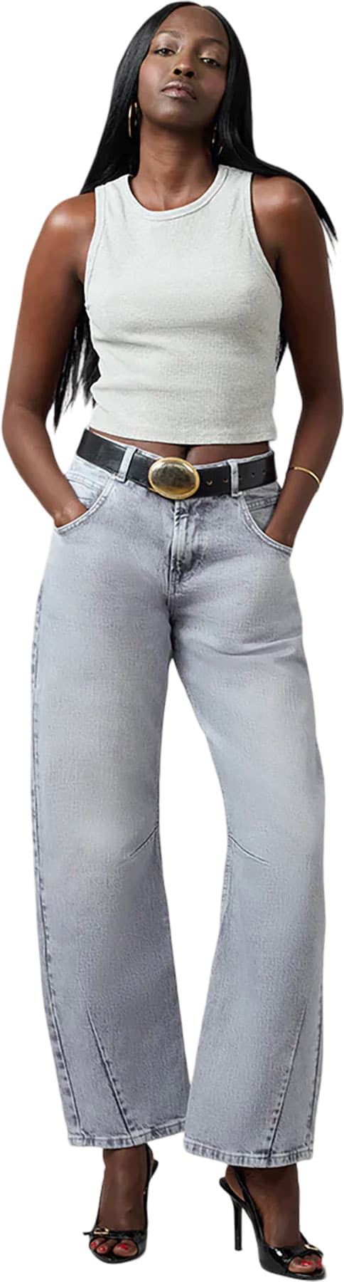 Product gallery image number 2 for product Lennox High Rise Barrel Jeans - Women's