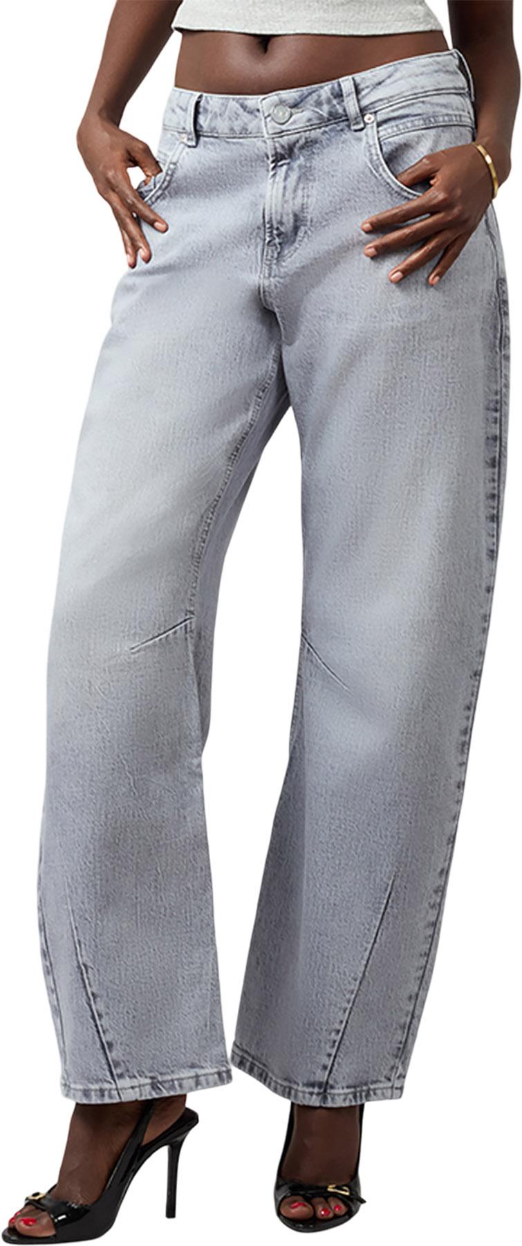 Product image for Jean taille haute coupe barrel Lennox - Femme