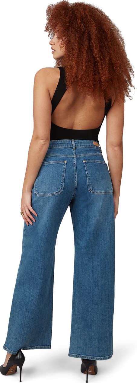 Product gallery image number 2 for product Milan High Rise Wide Leg Jeans - Women's