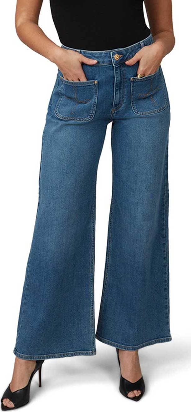 Product gallery image number 3 for product Milan High Rise Wide Leg Jeans - Women's