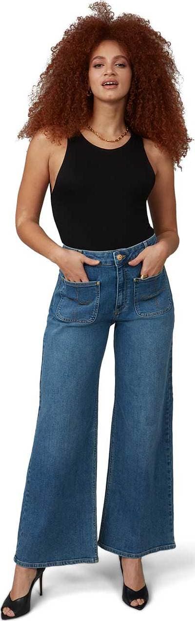 Product gallery image number 1 for product Milan High Rise Wide Leg Jeans - Women's