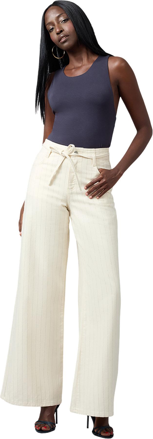 Product gallery image number 3 for product Jean taille ultra haute à jambe large Milan - Femme