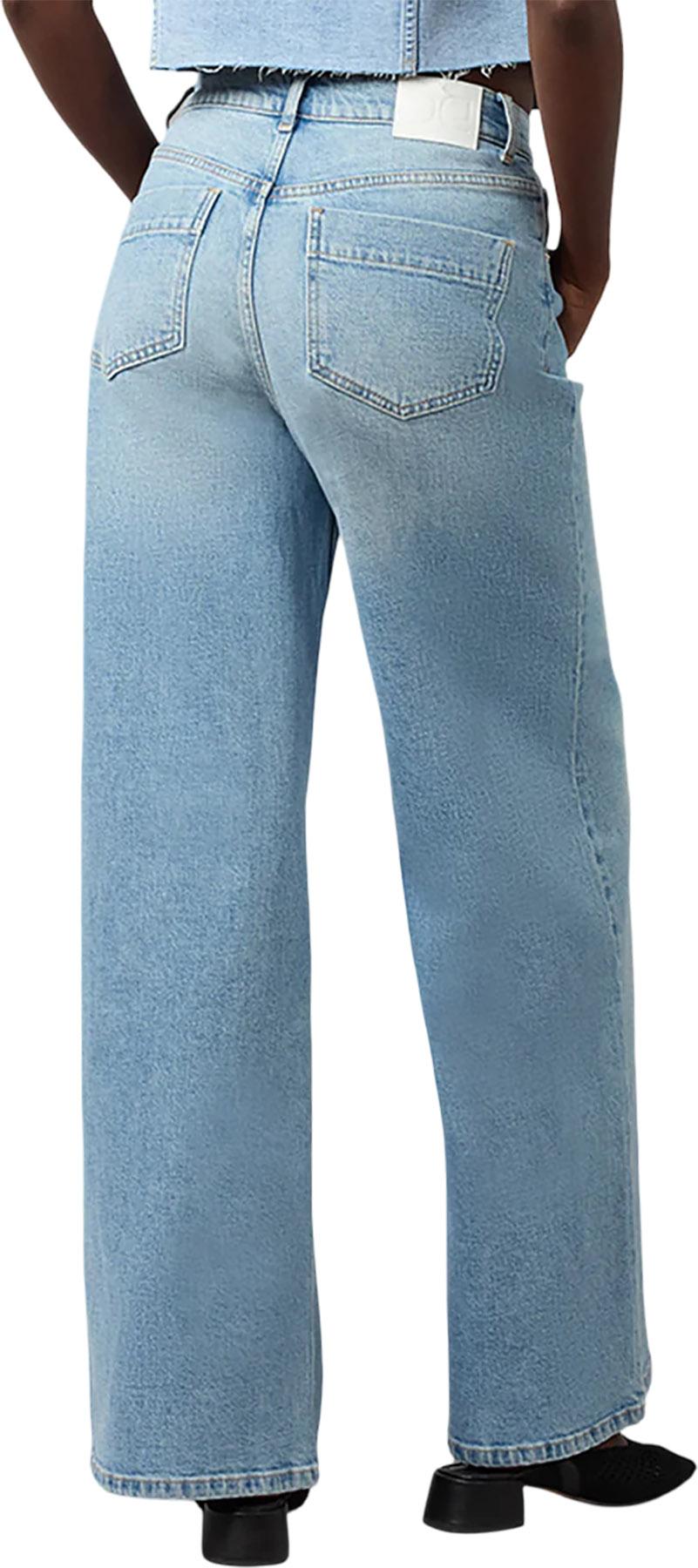 Product gallery image number 2 for product Jean taille ultra haute à jambe large Milan - Femme