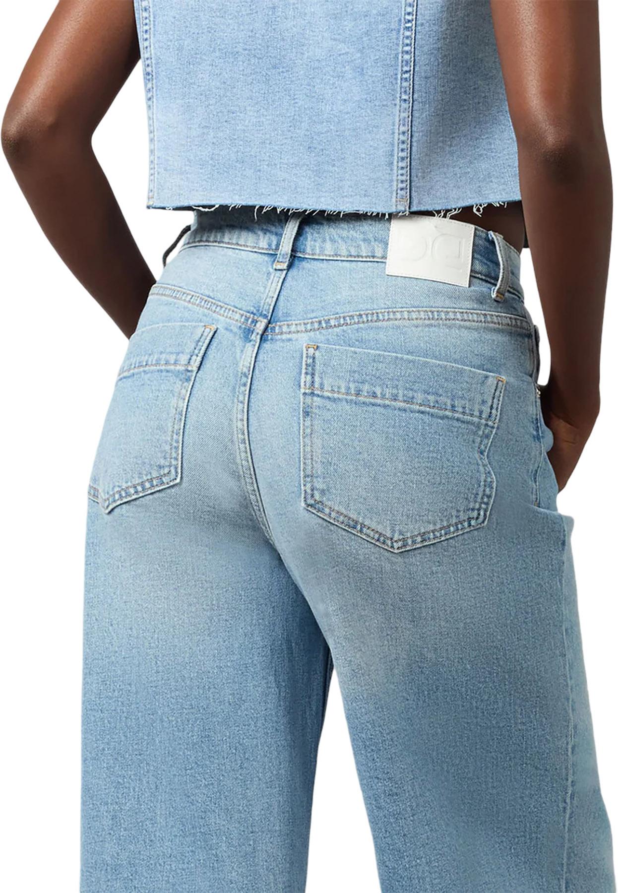 Product gallery image number 4 for product Jean taille ultra haute à jambe large Milan - Femme