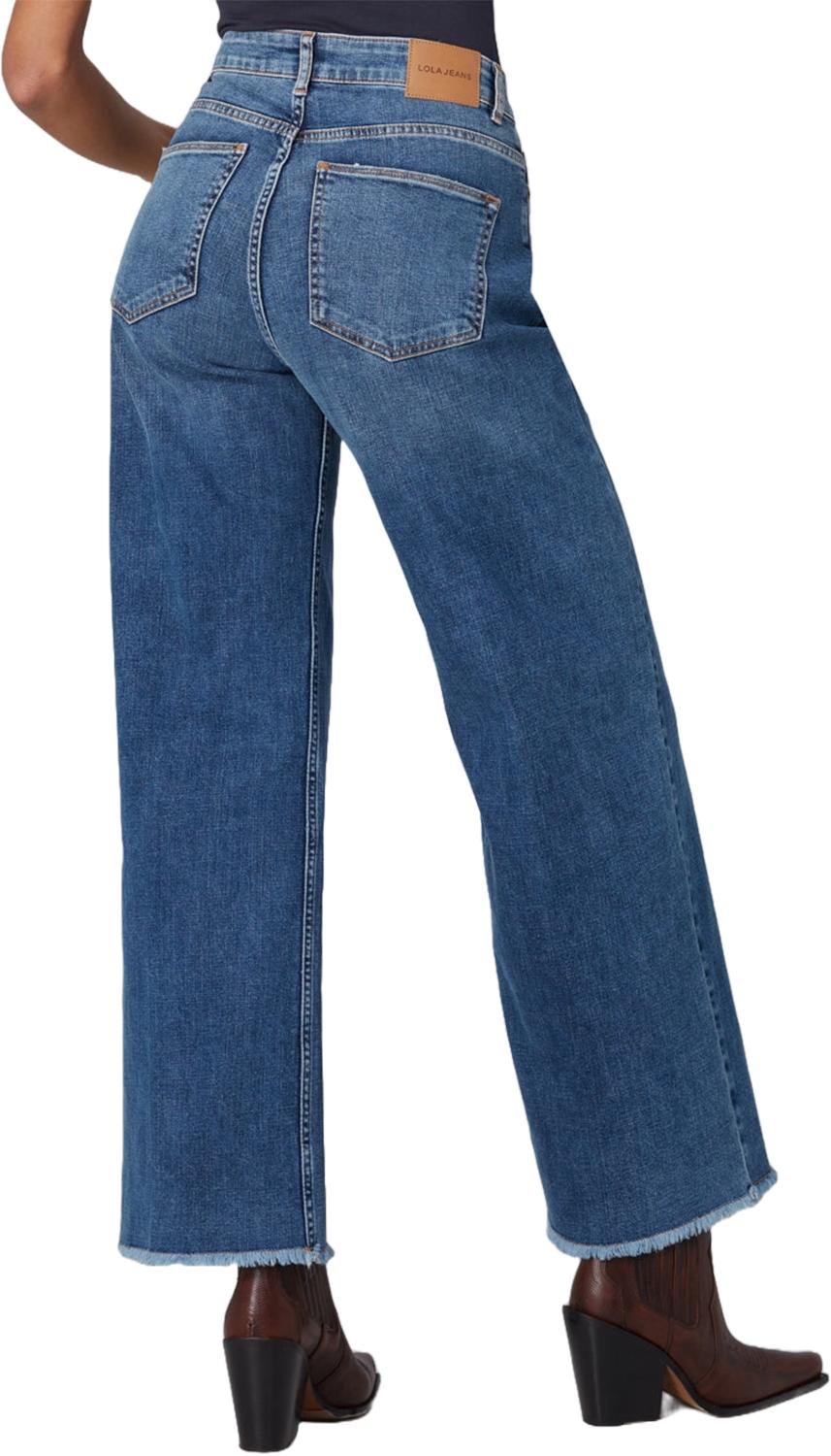 Product gallery image number 2 for product Milan High Rise Wide Leg Jeans - Women's