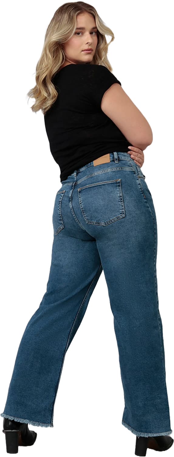 Product gallery image number 7 for product Milan High Rise Wide Leg Jeans - Women's