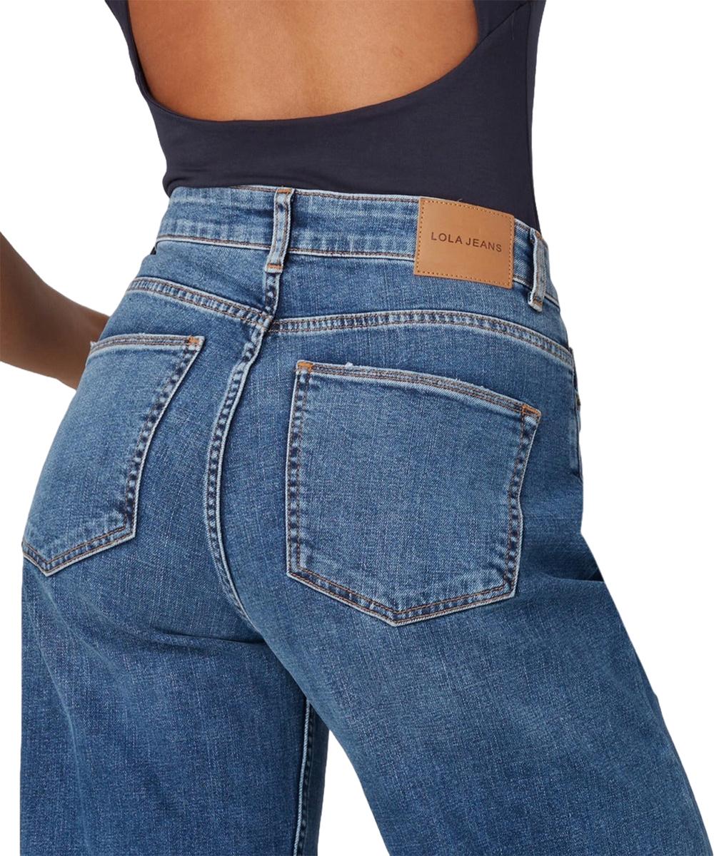 Product gallery image number 6 for product Milan High Rise Wide Leg Jeans - Women's