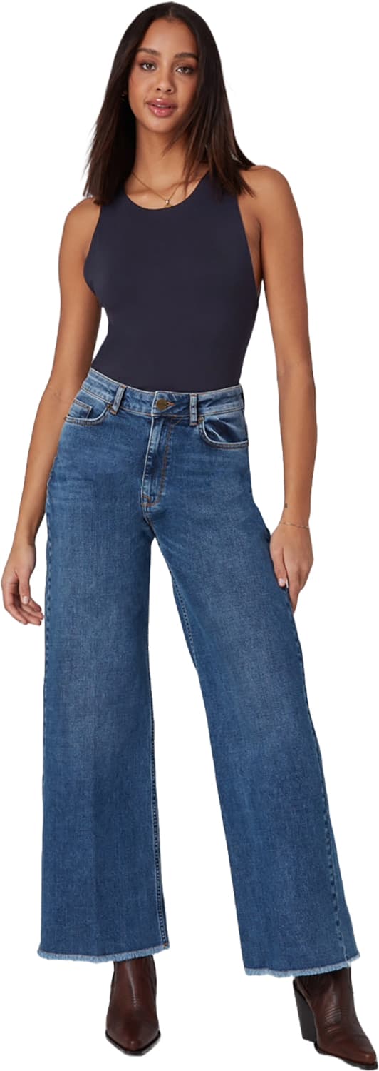 Product gallery image number 3 for product Milan High Rise Wide Leg Jeans - Women's