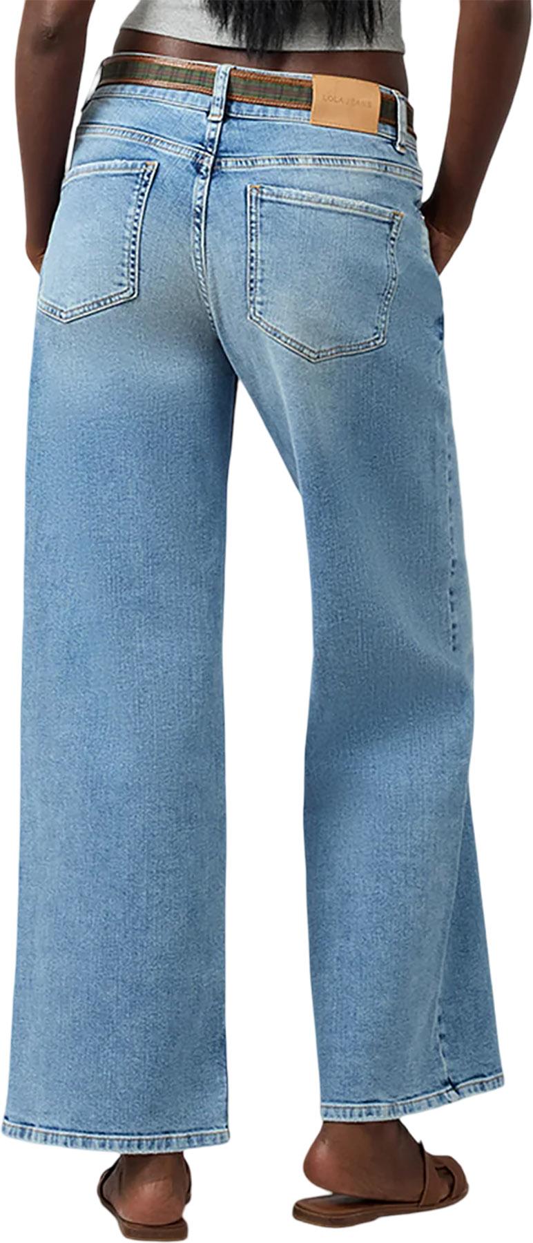 Numéro de l'image de la galerie de produits 2 pour le produit Jean taille mi-haute à coupe droite confortable Miro - Femme