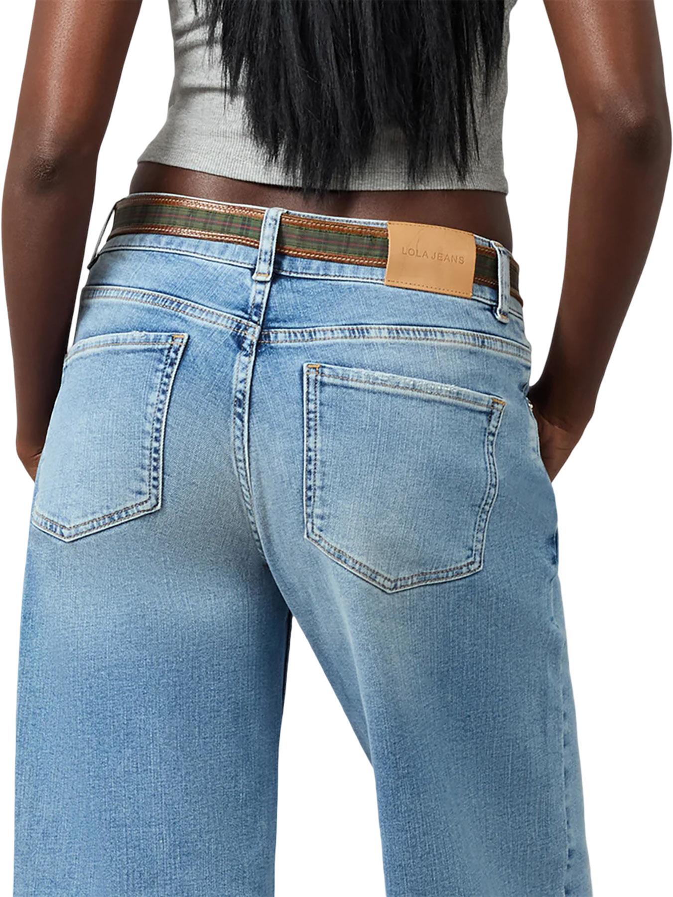Numéro de l'image de la galerie de produits 3 pour le produit Jean taille mi-haute à coupe droite confortable Miro - Femme