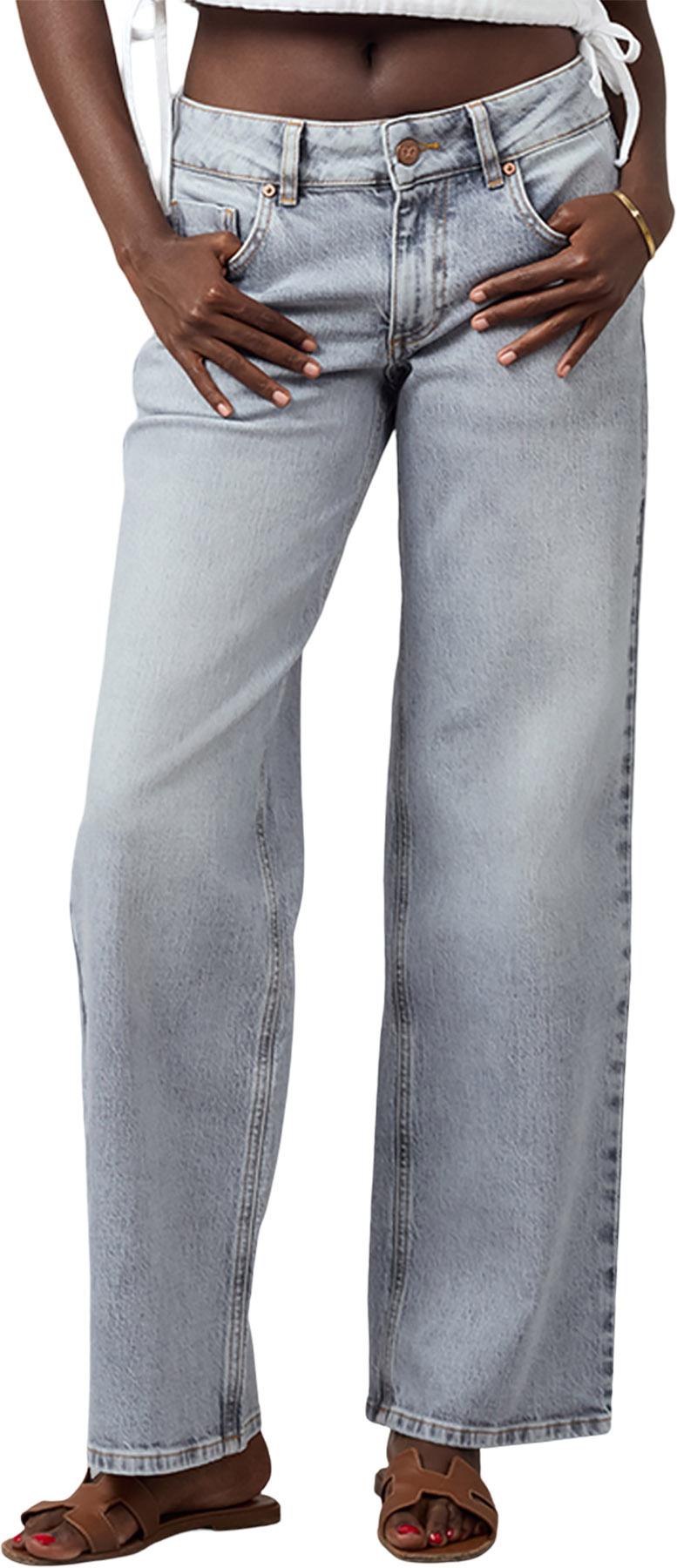 Product image for Jean taille mi-haute à coupe droite confortable Miro - Femme