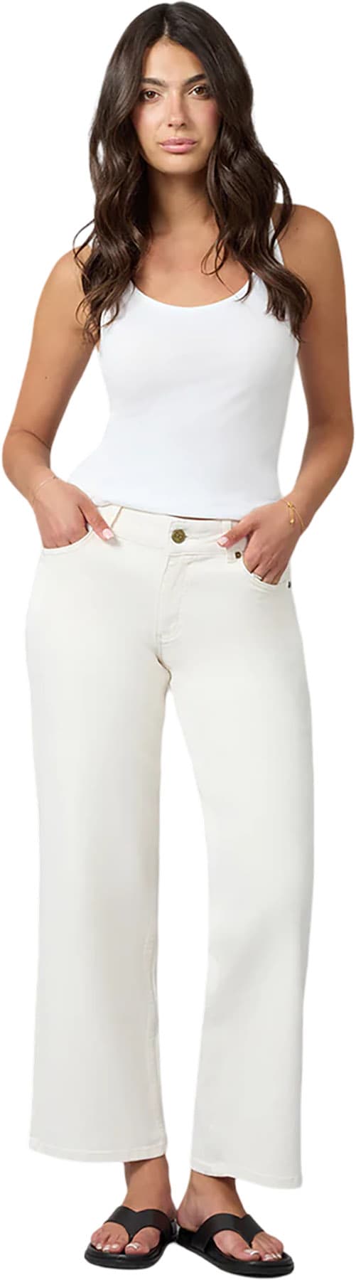 Product gallery image number 4 for product Miro Mid Rise Comfort Straight Jeans - Women's