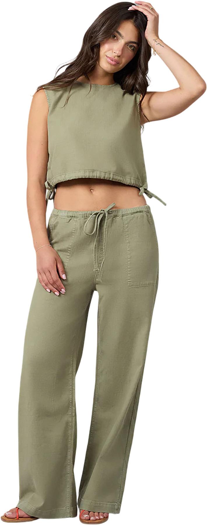 Product gallery image number 4 for product Jean taille mi-haute à jambe large Remy - Femme