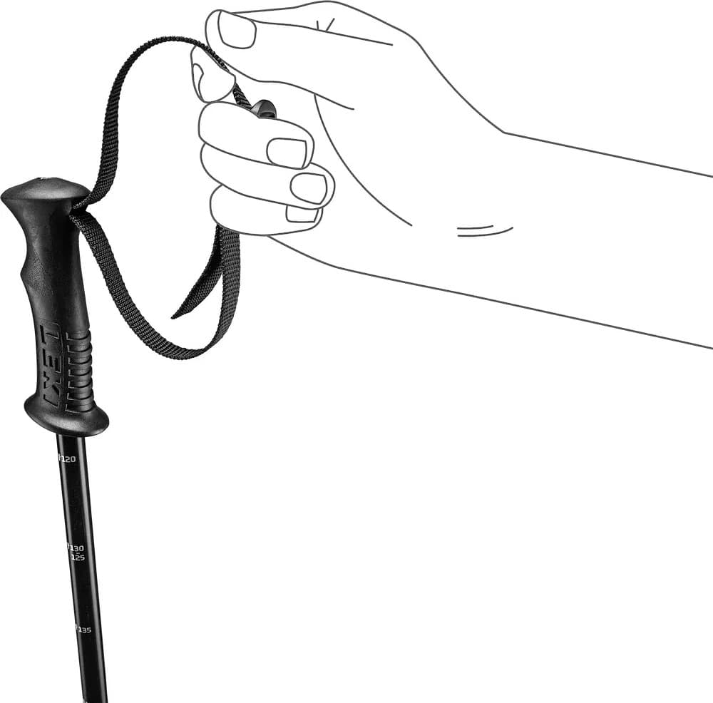 Product gallery image number 4 for product Rider Vario Ski Poles - Kids