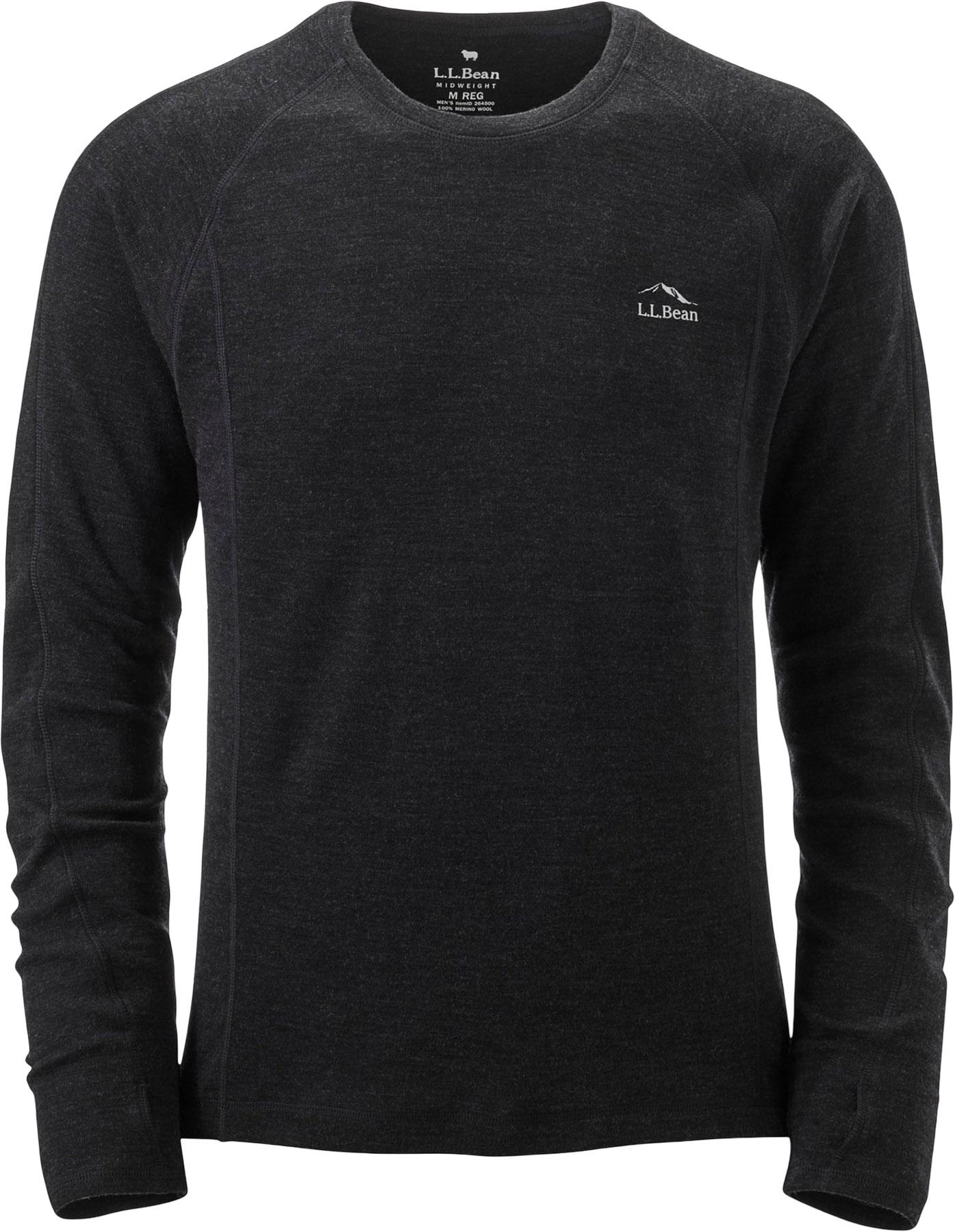 Image de produit pour Couche de base pour le haut à col rond en laine mérinos mi-épaisse 250 Cresta - Homme