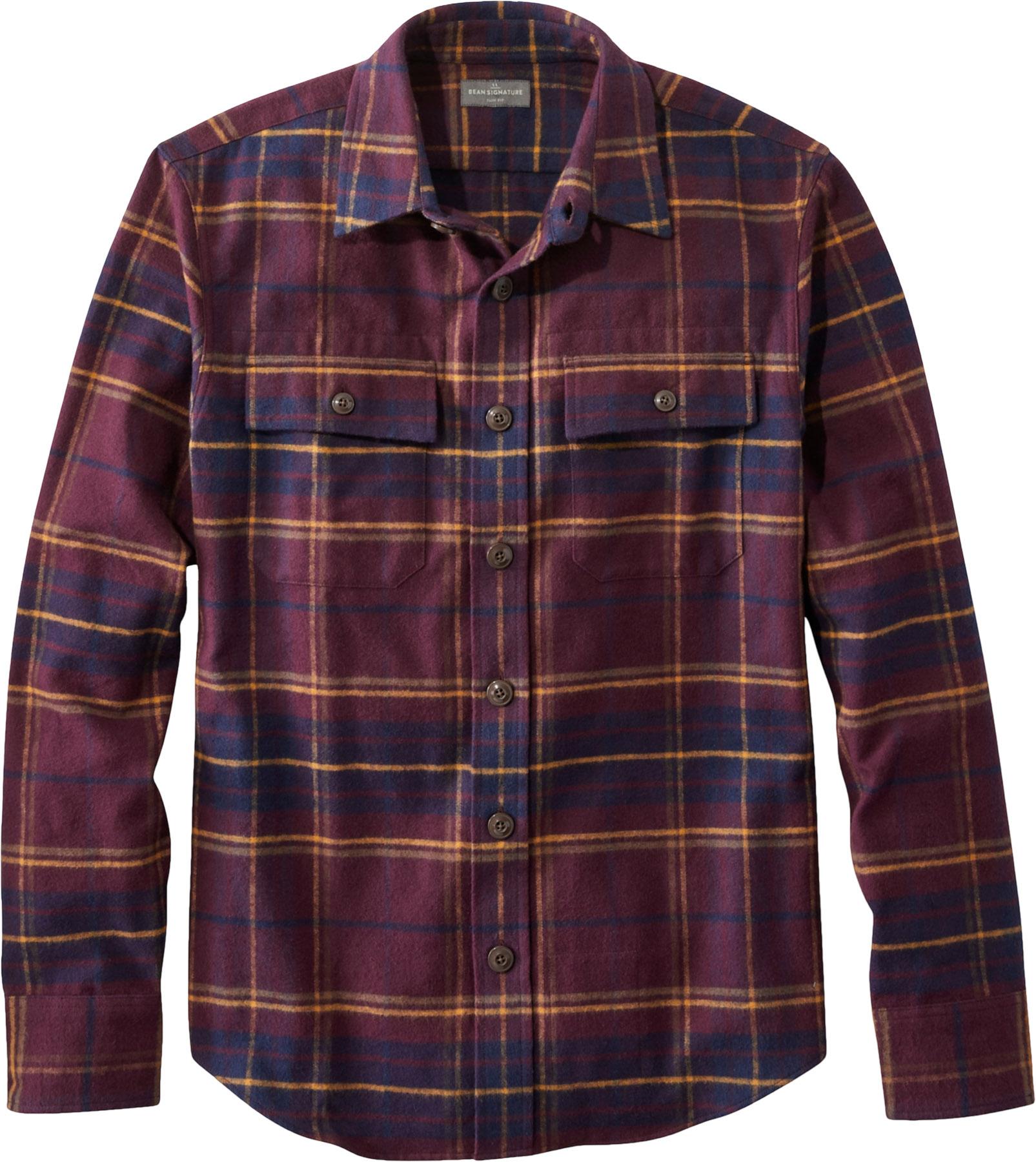 Product gallery image number 1 for product Signature 1933 Chamois Cloth Slim Fit Flannel Shirt - Men's