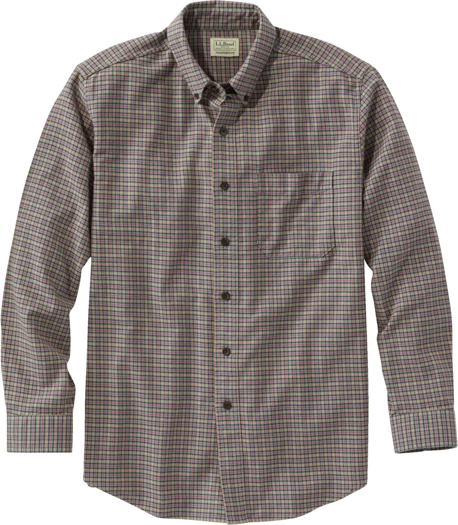 Product image for Wicked Good Traditional Fit Houndstooth Flannel Shirt - Men's