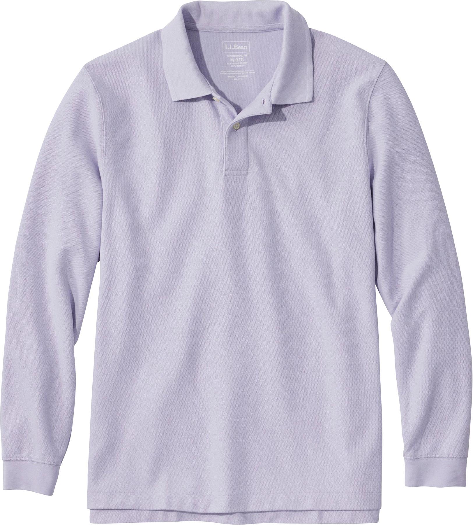 Product image for Premium Double L Long Sleeve without Pocket Polo - Men's