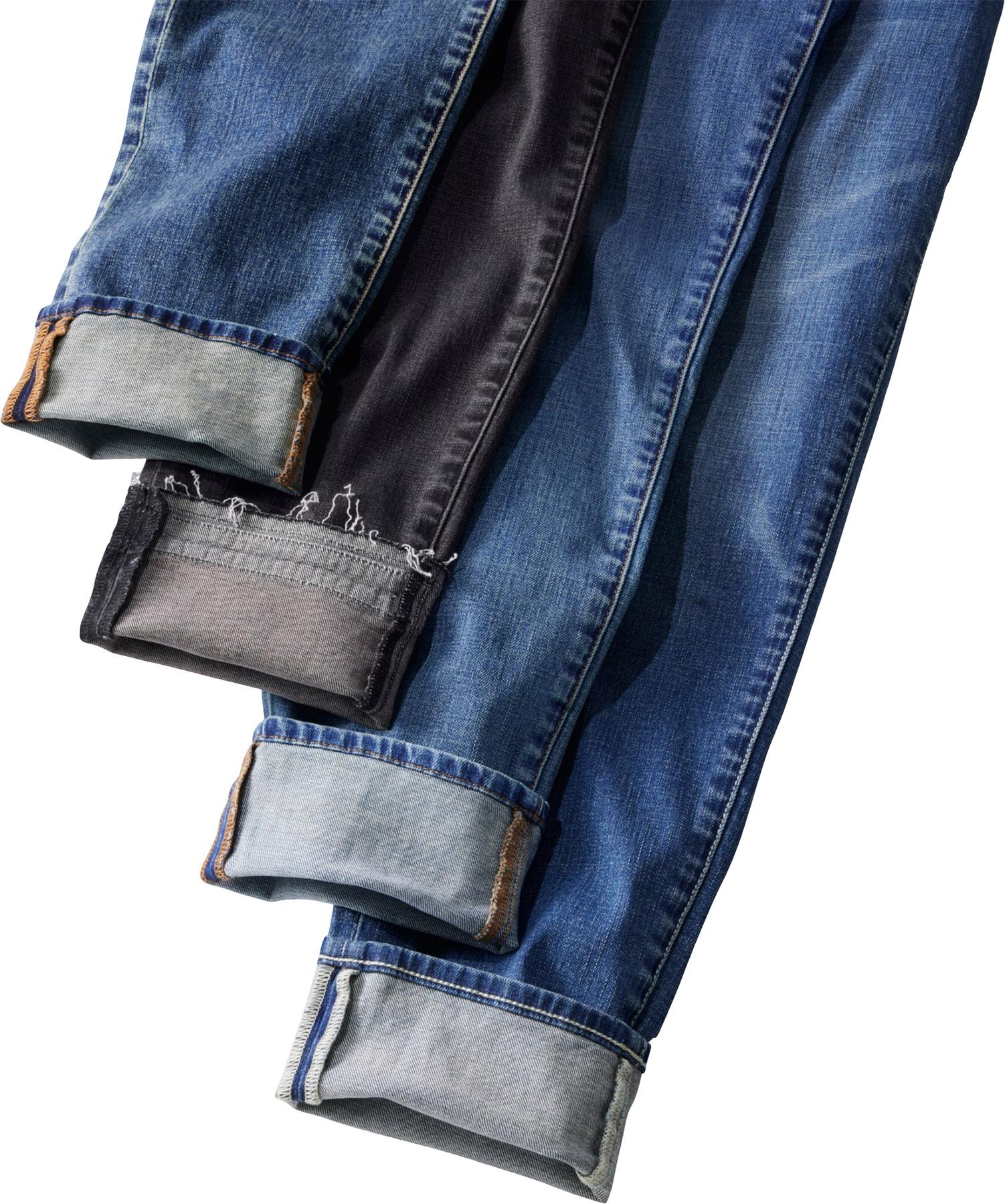 Product gallery image number 4 for product Signature Organic Denim Low-Rise Straight-Leg Boyfriend Jeans - Women's