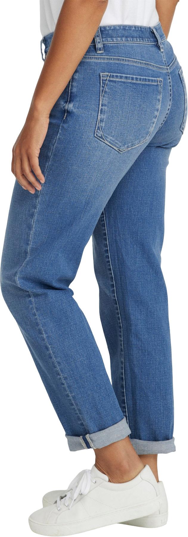 Product gallery image number 2 for product Signature Organic Denim Low-Rise Straight-Leg Boyfriend Jeans - Women's