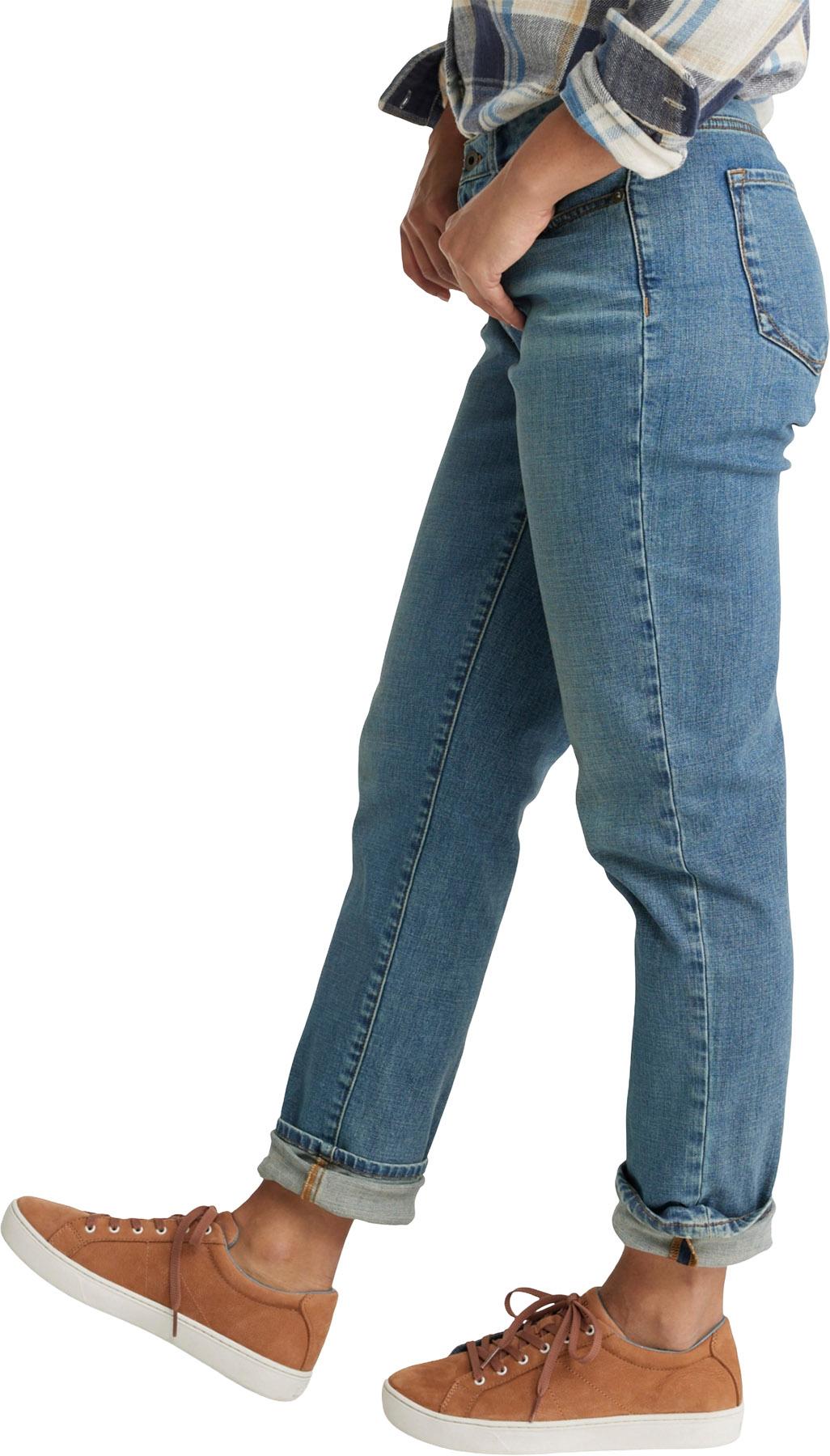 Product gallery image number 3 for product Signature Organic Denim Low-Rise Straight-Leg Boyfriend Jeans - Women's