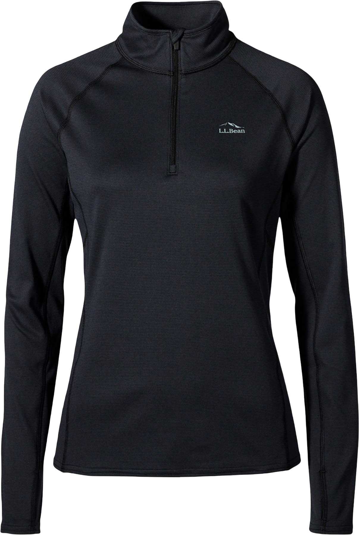 Image de produit pour L.L.Bean Midweight 1/4 Zip Base Layer Top - Women's