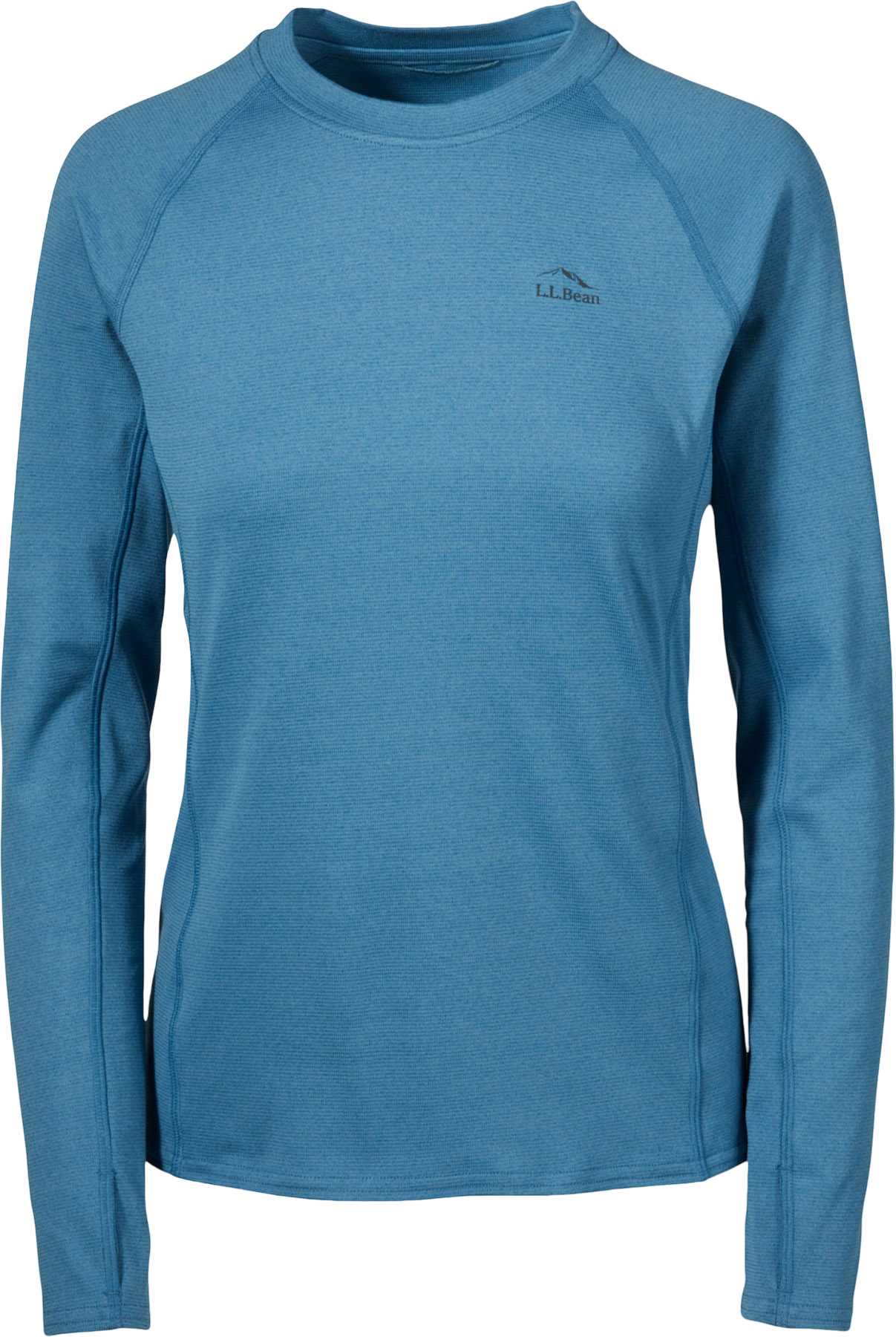 Image de produit pour L.L.Bean Midweight Long Sleeve Crew Neck Base Layer Top - Women's