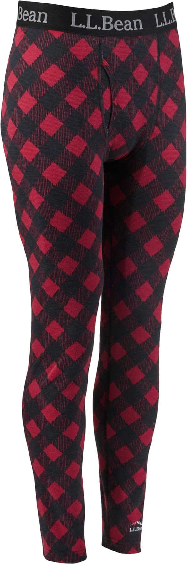 Product image for L.L.Bean Midweight Printed Base Layer Pant - Men's