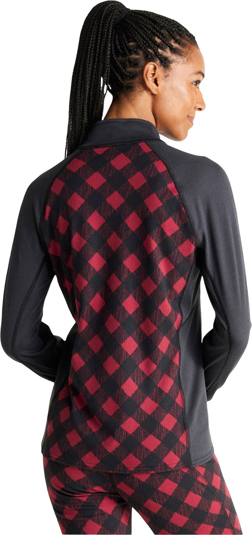 Product gallery image number 5 for product L.L.Bean Midweight Printed 1/4 Zip Base Layer Top - Women's