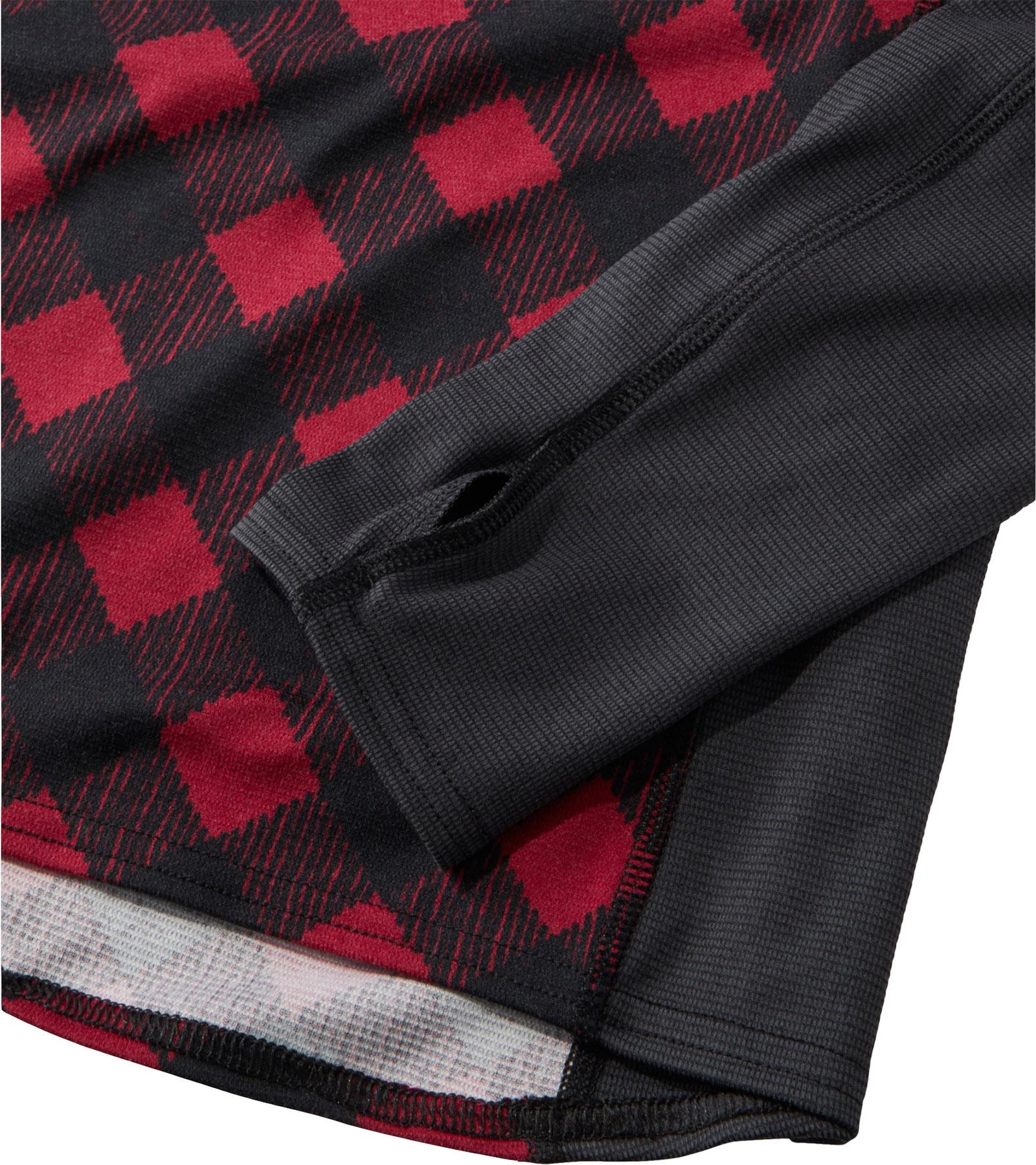 Product gallery image number 3 for product L.L.Bean Midweight Printed 1/4 Zip Base Layer Top - Women's