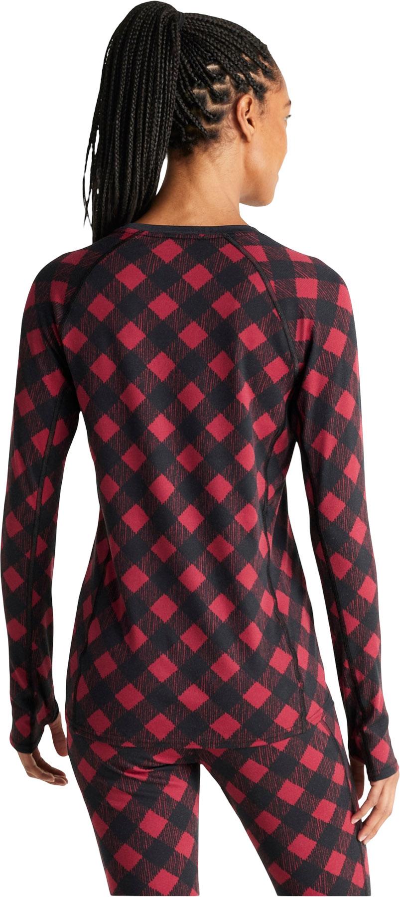 Product gallery image number 3 for product L.L.Bean Midweight Printed Long Sleeve Crew Neck Base Layer Top - Women's
