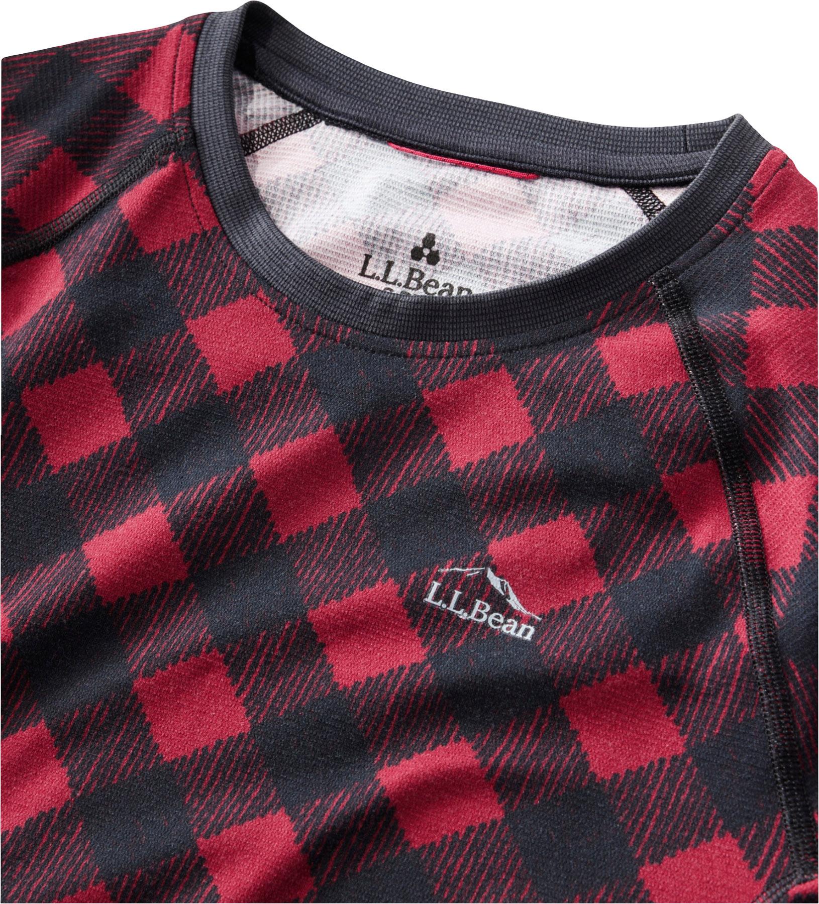 Product gallery image number 4 for product L.L.Bean Midweight Printed Long Sleeve Crew Neck Base Layer Top - Women's