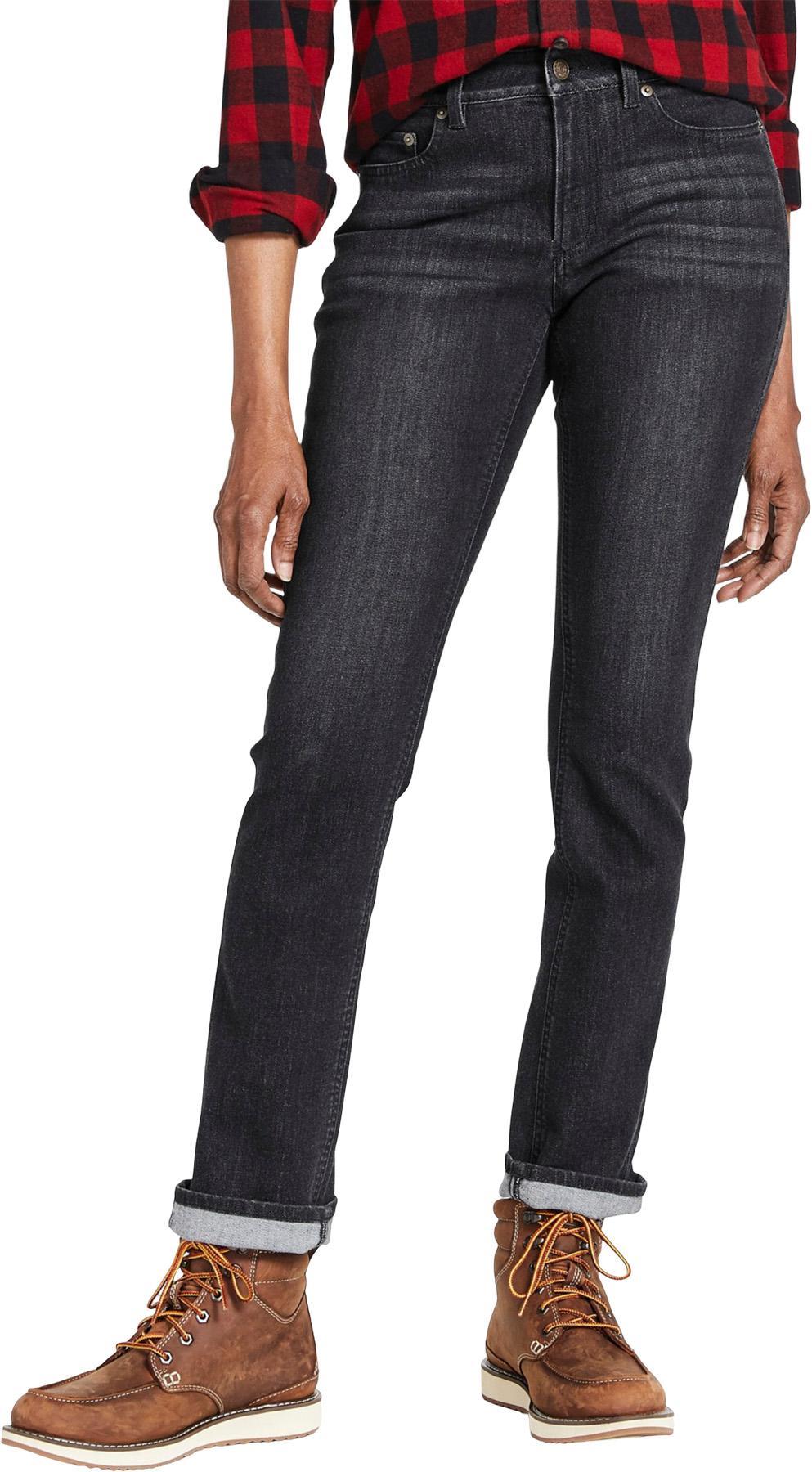 Product image for BeanFlex Mid-Rise Straight-Leg Jeans - Women's