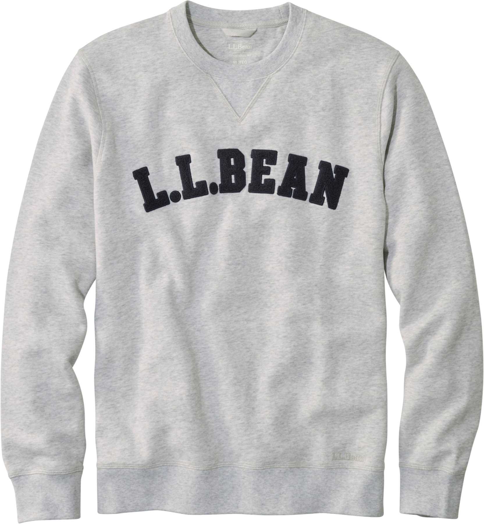 Image de produit pour Chandail en molleton à col rond classique L.L.Bean Logo Athletic Sweats - Homme