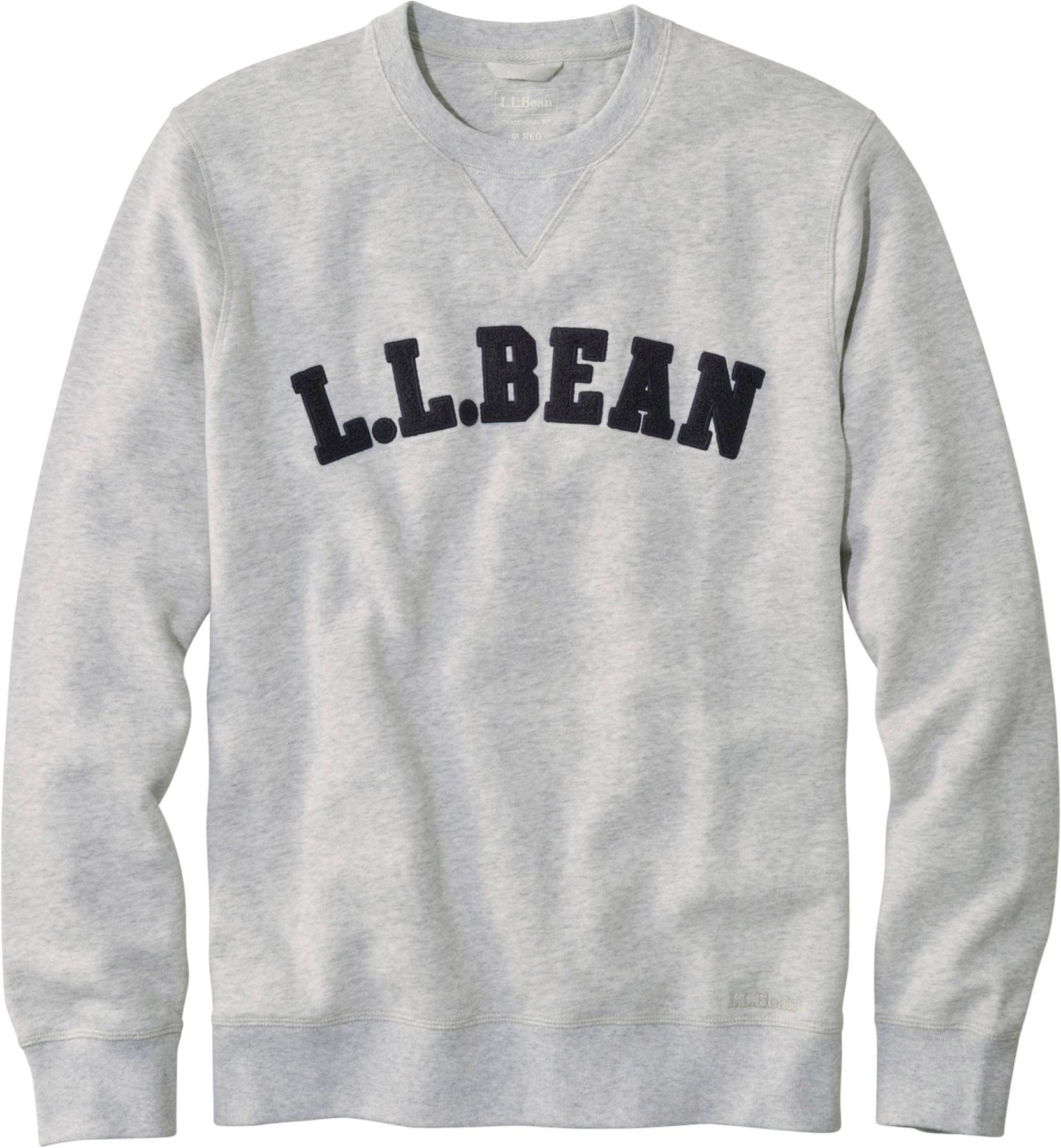 Product image for Athletic Sweats L.L.Bean Logo Classic Crew Neck Sweatshirt - Men's