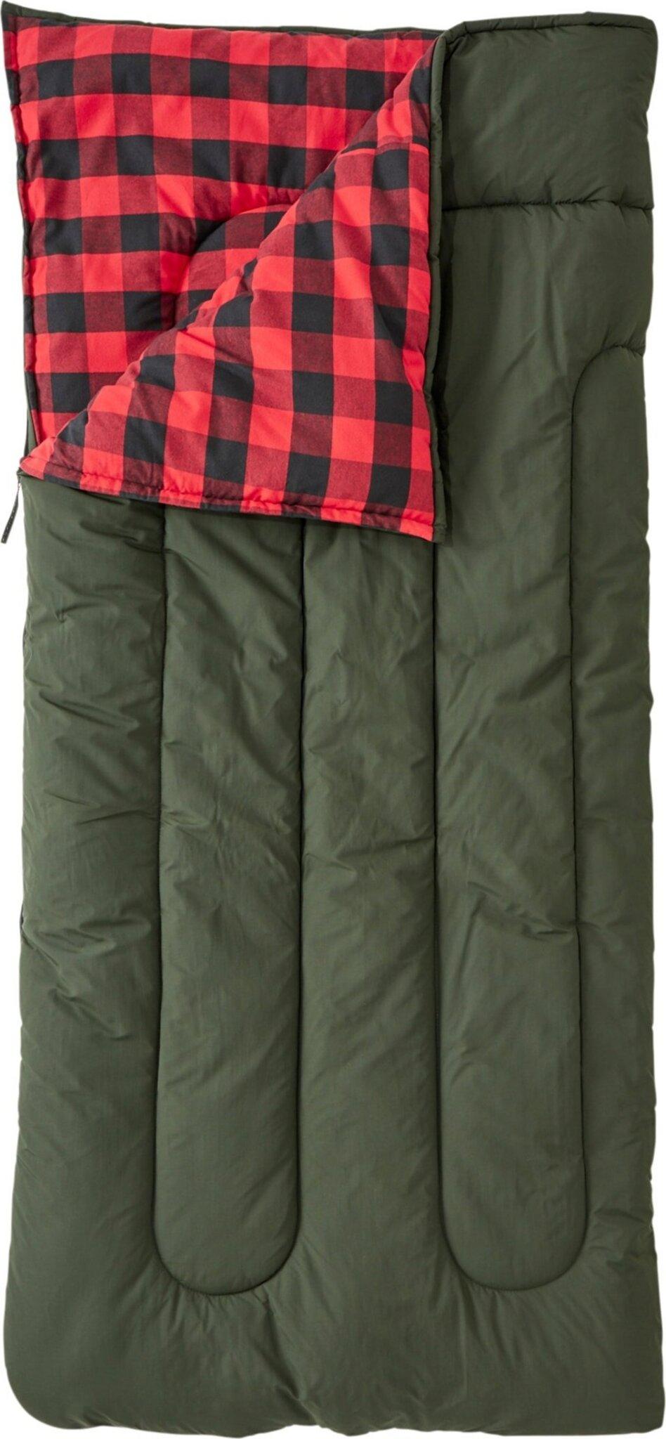 Product image for L.L.Bean Flannel Lined 40° Camp Sleeping Bag - Kids